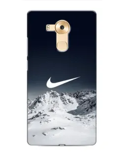 Чехол для Huawei Mate 8 (NXT) с картинкой «Nike — зимние горы»