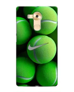 Чехол для Huawei Mate 8 (NXT) с картинкой «Теннисные мячи Найк»