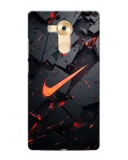 Чехол для Huawei Mate 8 (NXT) с картинкой «Nike — эффект разломов»
