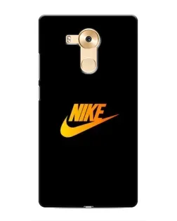 Чехол для Huawei Mate 8 (NXT) с картинкой «Золотой логотип Nike»