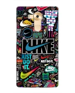 Чохол для Huawei Mate 8 (NXT) з картинкою «Яскравий колаж Nike»