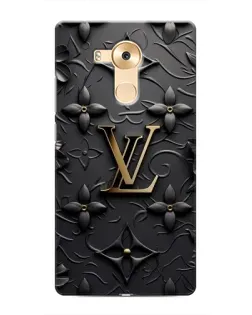 Чехол для Huawei Mate 8 (NXT) с картинкой «Кожаная текстура LV»