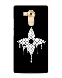 Чехол для Huawei Mate 8 (NXT) с картинкой «Цветочная монограмма»