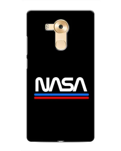 Чехол для Huawei Mate 8 (NXT) с картинкой «NASA — классика Red Blue»