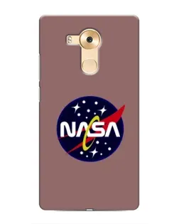 Чехол для Huawei Mate 8 (NXT) с картинкой «NASA — ретро космос»