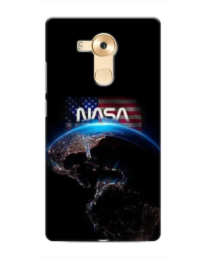 Чехол для Huawei Mate 8 (NXT) с картинкой «Земля из космоса NASA»
