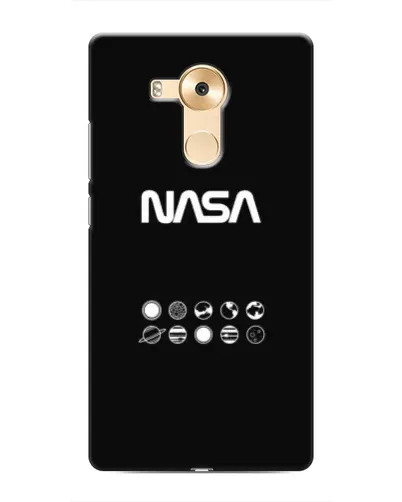 Чехол для Huawei Mate 8 (NXT) с картинкой «NASA — технический принт»