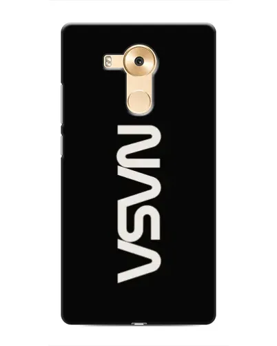 Чехол для Huawei Mate 8 (NXT) с картинкой «NASA — вертикальный логотип»