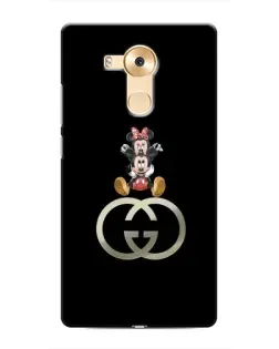 Чехол для Huawei Mate 8 (NXT) с картинкой «Минни Маус на лого»