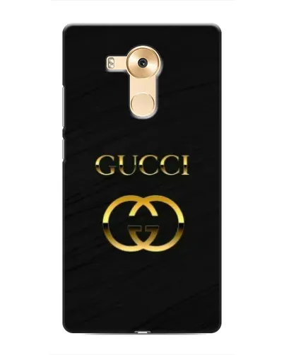 Чехол для Huawei Mate 8 (NXT) с картинкой «Золотой логотип Gucci»