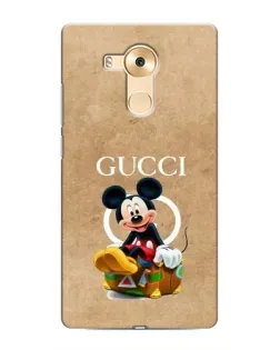 Чехол для Huawei Mate 8 (NXT) с картинкой «Микки Маус Gucci — крафт»