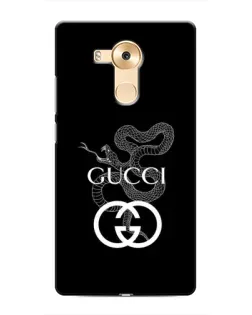 Чехол для Huawei Mate 8 (NXT) с картинкой «Gucci — серебряная змея»