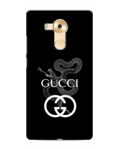 Чехол для Huawei Mate 8 (NXT) с картинкой «Gucci — серебряная змея»