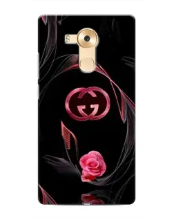 Чехол для Huawei Mate 8 (NXT) с картинкой «Gucci — неоновая роза»