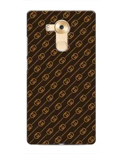 Чехол для Huawei Mate 8 (NXT) с картинкой «Gucci — золотые диагонали»