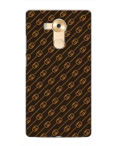Чехол для Huawei Mate 8 (NXT) с картинкой «Gucci — золотые диагонали»