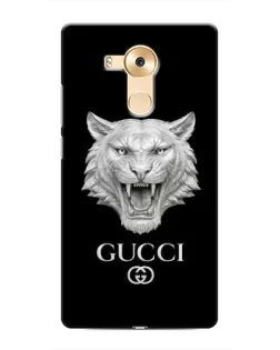 Чехол для Huawei Mate 8 (NXT) с картинкой «Gucci — серебряный лев»