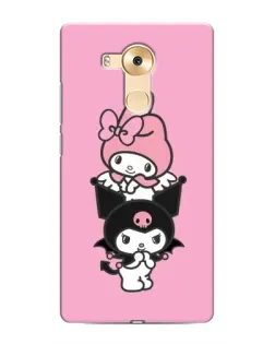 Чехол для Huawei Mate 8 (NXT) с картинкой «My Melody и Kuromi»