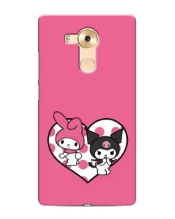 Чехол для Huawei Mate 8 (NXT) с картинкой «Kuromi и My Melody»
