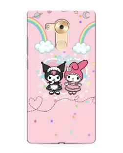 Чехол для Huawei Mate 8 (NXT) с картинкой «My Melody и Kuromi»