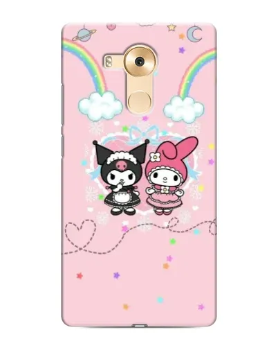 Чехол для Huawei Mate 8 (NXT) с картинкой «My Melody и Kuromi» Чехол для Huawei Mate 8 (NXT) с картинкой «My Melody и Kuromi»