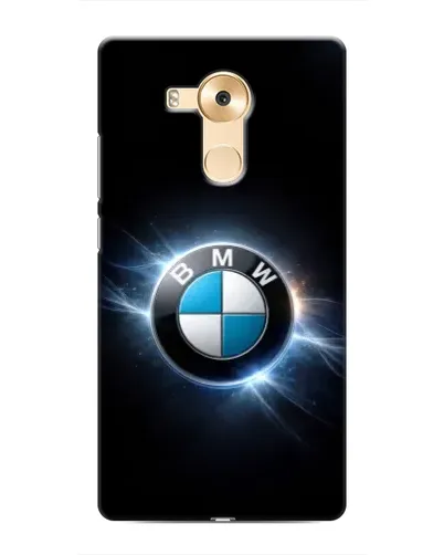 Чехол для Huawei Mate 8 (NXT) с картинкой «BMW — неоновое сияние»