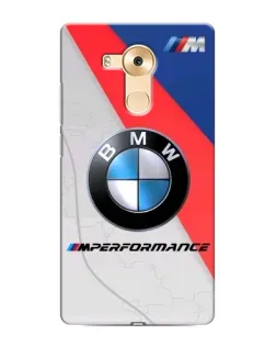 Чехол для Huawei Mate 8 (NXT) с картинкой «BMW Performance стиль»