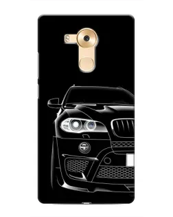 Чехол для Huawei Mate 8 (NXT) с картинкой «Темный силуэт BMW»