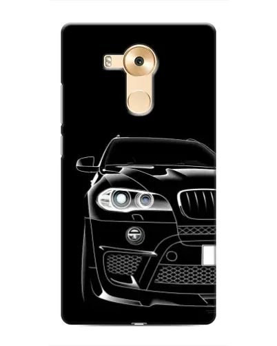 Чехол для Huawei Mate 8 (NXT) с картинкой «Темный силуэт BMW»