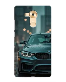 Чехол для Huawei Mate 8 (NXT) с картинкой «BMW в огнях города»