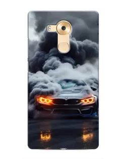 Чехол для Huawei Mate 8 (NXT) с картинкой «BMW в дыму»