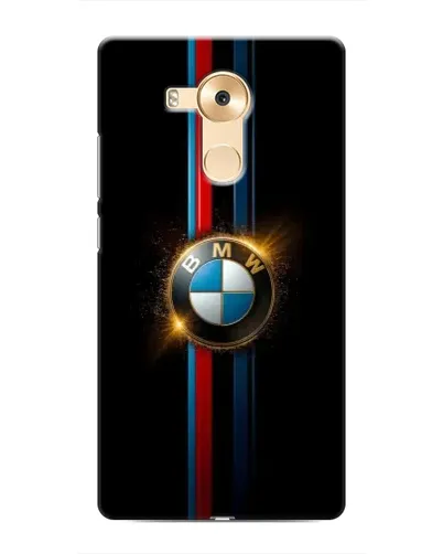 Чехол для Huawei Mate 8 (NXT) с картинкой «BMW M-Power неон»