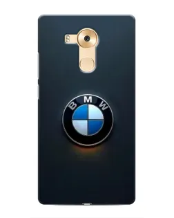 Чехол для Huawei Mate 8 (NXT) с картинкой «Логотип BMW — минимализм»