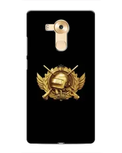 Чехол для Huawei Mate 8 (NXT) с картинкой «PUBG — оранжевый градиент»