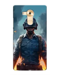 Чехол для Huawei Mate 8 (NXT) с картинкой «PUBG — реалистичный герой»