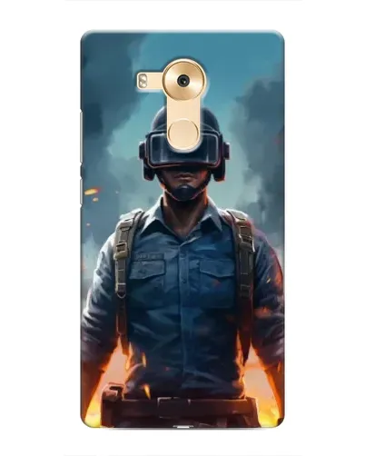 Чехол для Huawei Mate 8 (NXT) с картинкой «PUBG — реалистичный герой»