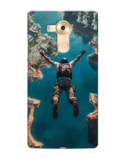 Чехол для Huawei Mate 8 (NXT) с картинкой «PUBG — свободное падение»