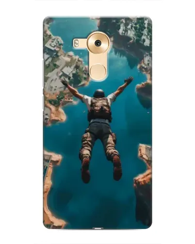 Чехол для Huawei Mate 8 (NXT) с картинкой «PUBG — свободное падение»