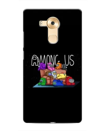 Чехол для Huawei Mate 8 (NXT) с картинкой «Логотип Among Us»