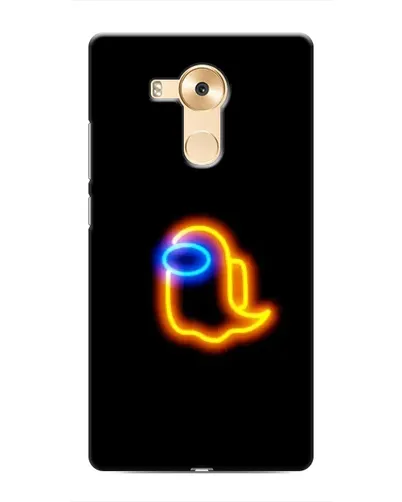 Чехол для Huawei Mate 8 (NXT) с картинкой «Among Us неоновое сияние»