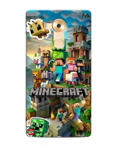 Чехол для Huawei Mate 8 (NXT) с картинкой «Замок Minecraft»