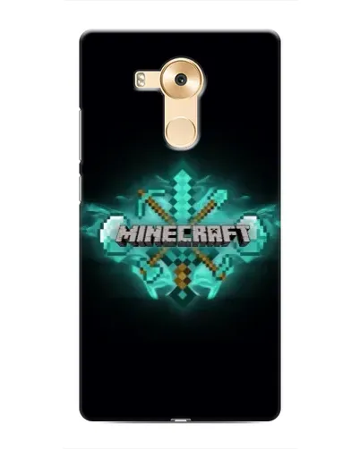 Чехол для Huawei Mate 8 (NXT) с картинкой «Minecraft Diamond лого»