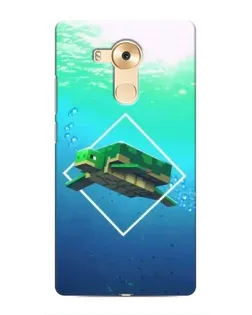 Чехол для Huawei Mate 8 (NXT) с картинкой «Черепаха Minecraft»