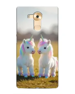 Чехол для Huawei Mate 8 (NXT) с картинкой «Пара единорогов»