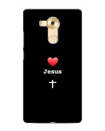 Чехол для Huawei Mate 8 (NXT) с картинкой «Сердце - Jesus»