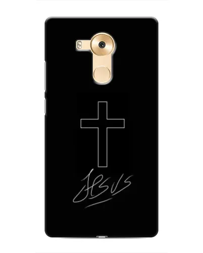 Чехол для Huawei Mate 8 (NXT) с картинкой «Графический крест Jesus» Чехол для Huawei Mate 8 (NXT) с картинкой «Графический крест Jesus»