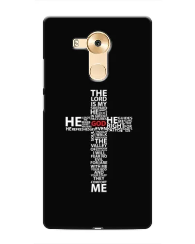 Чехол для Huawei Mate 8 (NXT) с картинкой «Текстовый крест» Чехол для Huawei Mate 8 (NXT) с картинкой «Текстовый крест»