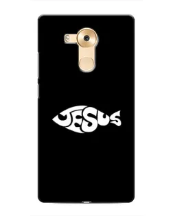 Чехол для Huawei Mate 8 (NXT) с картинкой «Рыба Jesus»
