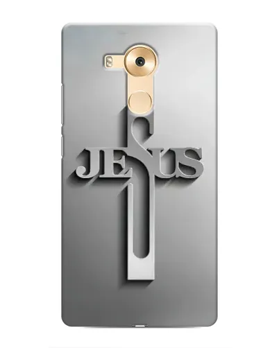 Чехол для Huawei Mate 8 (NXT) с картинкой «Металлический крест Jesus» Чехол для Huawei Mate 8 (NXT) с картинкой «Металлический крест Jesus»