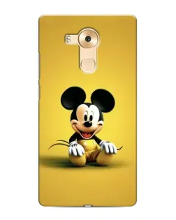 Чехол для Huawei Mate 8 (NXT) с картинкой «Микки на желтом»